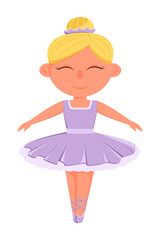 illustration of little ballerinas and other related items. © Maria