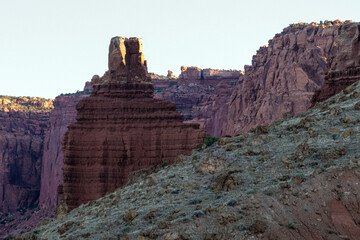 Beautiful mountain landscapes in Utah and Idaho