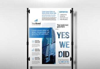 Tax Man Expertise for Your Financial Solution Flyer Layouts