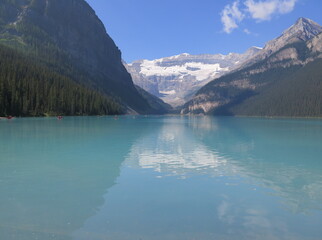 the Lake Louise, Icefields Parkway, Rocky Mountains, Alberta, Canada, August