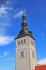 Fototapeta na wymiar St. Nicholas' Church in Tallinn, Estonia