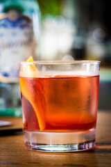 drink sendo preparado no Bar