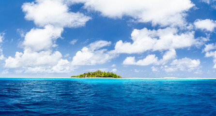 Tropical island in the South Seas