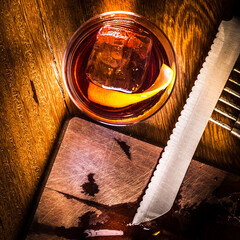 drink sendo preparado no Bar