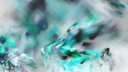 3D Abstract fractal background.