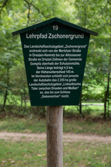sign post Zschonergrund