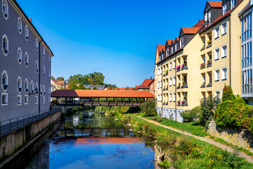 Ledersteg, Amberg in der Oberpfalz, Bayern, Deutschland 