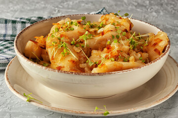 Ukrainian dumplings, vareniki, pies fried with onions. A national dish.