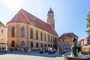 Basilika Sankt Martin, Amberg in der Oberpfalz, Bayern, Deutschland 