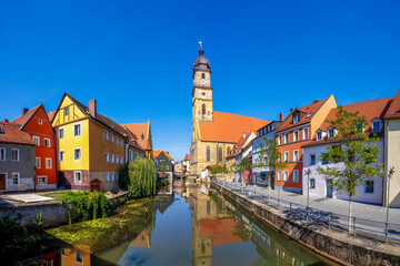 Basilika Sankt Martin, Amberg in der Oberpfalz, Bayern, Deutschland 