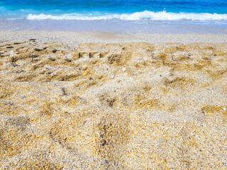 Golden Sea Beach of Cleopatra in Alanya, Turkey