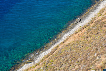 View from the hill above Monemvasia town