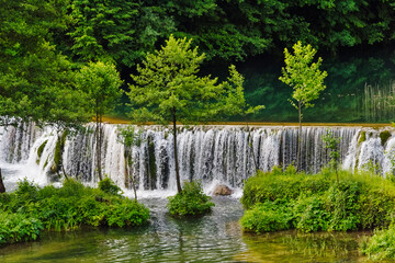 Waterfall on Pliva River, Jajce, Bosnia and Herzegovina