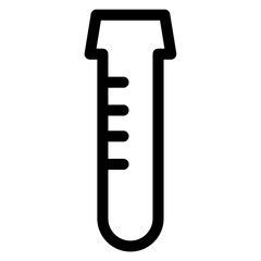 Chemistry Lab Icon, Vector lab flask icon, Chemistry science laboratory outline vector icon, Pharmacy and chemistry, education and science elements and equipment, laboratory, biotechnology concepts.