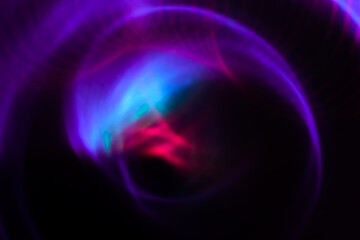 abstract soft motion light in the dark