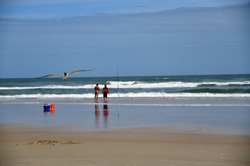 Surf fishing