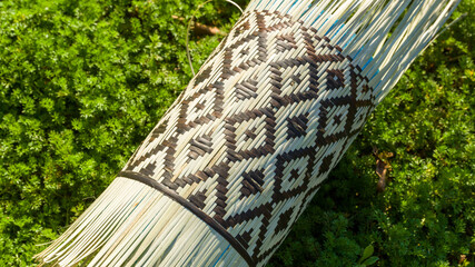 South american jungle grass basketry, wicker, rush, papyrus