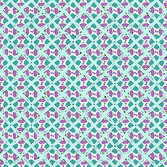 Seamless vector pattern in geometric ornamental style