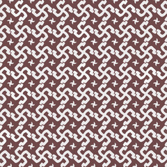 Seamless vector pattern in geometric ornamental style