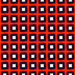 Seamless vector pattern in geometric ornamental style