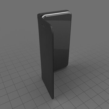 Smartphone in flip wallet case 2