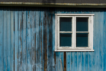 Fototapeta na wymiar Greenland. Sisimiut. Colorful house and window.