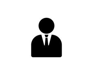 User sign icon. Person symbol. Human avatar. Vector isolated on white backogrund