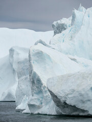 Ilulissat Icefjord at Disko Bay, Greenland, Danish Territory.