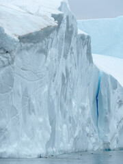 Ilulissat Icefjord at Disko Bay, Greenland, Danish Territory.