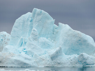 Ilulissat Icefjord at Disko Bay, Greenland, Danish Territory.