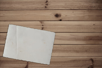 empty mock up background of wood, set of vintage photos with blank, back side of the photo, concept family genealogy, memories, generational ties, museum historical materials