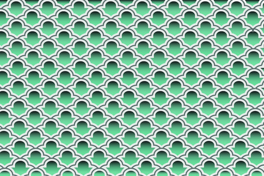 Motif arabe traditionnel islamique Image vectorielle