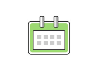 カレンダーのアイコンイラスト
