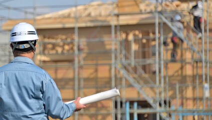 マイホーム工事の現場監督
