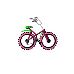 Set Of Different Types Of Kids Bicycles, Colorful Bicycles With Different Types Of Frame Illustrations