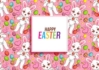 Easter Day Background, template design.