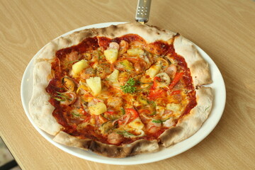 Crispy Thin Crust Pizza