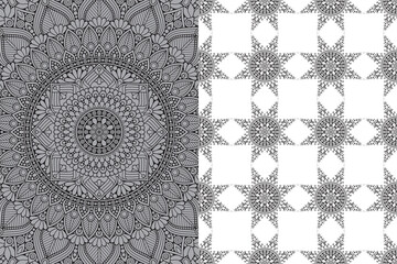 Mandala Ornament Pattern. Vintage decorative elements