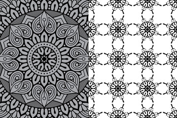 Mandala Ornament Pattern. Vintage decorative elements