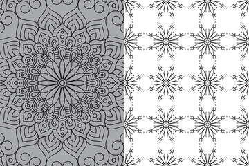 Mandala Ornament Pattern. Vintage decorative elements