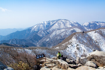 御在所岳　望湖台からの眺め