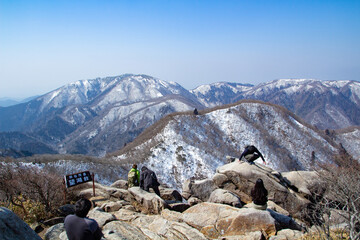 御在所岳　望湖台からの眺め