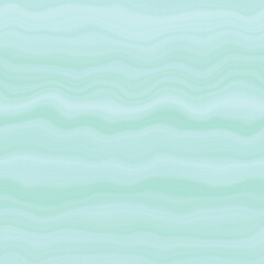 Obraz na płótnie Canvas Soft aegean sea green blur stripe texture background. Seamless liquid flow watercolor stripe effect. Wavy wet wash variegated fluid blend pattern for water turquoise sea, ocean, nautical backdrop.