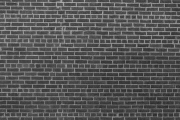 old brick wall, black and white image