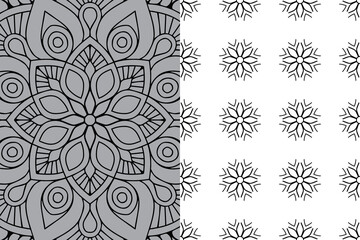 Mandala Ornament Pattern. Vintage decorative elements