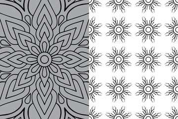 Mandala Ornament Pattern. Vintage decorative elements