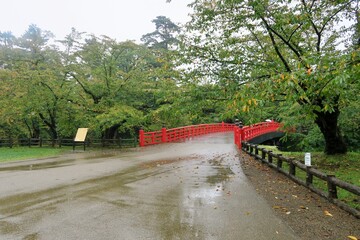 弘前城　杉の大橋（青森県）