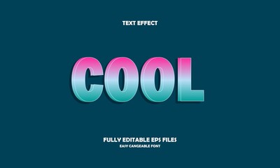 cool style editable text effect