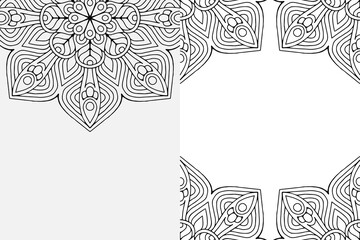 Mandala Ornament Pattern. Vintage decorative elements