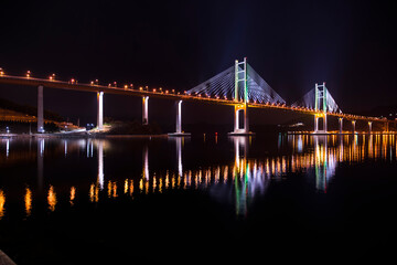 Impressively beautiful bridge in Korea. Epic image.